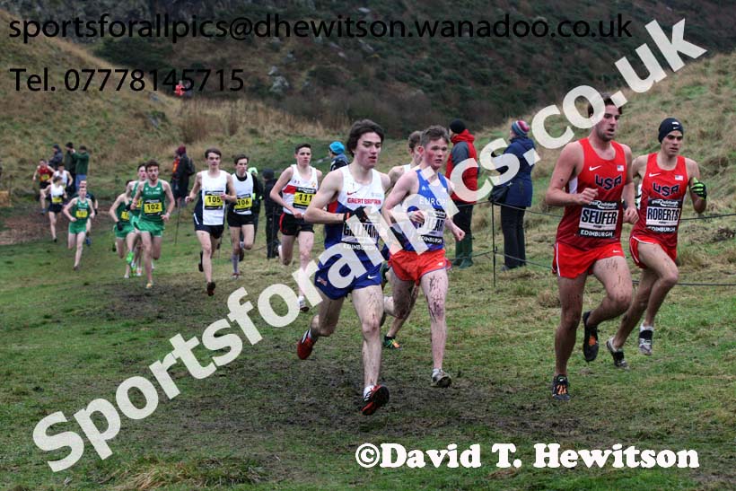 Junior mens Great Edinburgh Cross Country. Photo: David T. Hewitson/Sports for All Pics